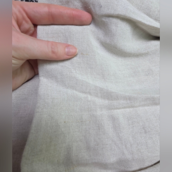 Boston Proper Malibu Embroidered Linen Pull On Crop Pant Medium - Picture 5 of 8